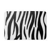 stijlvol, zwart-witzebrapad badmat (Voorkant)