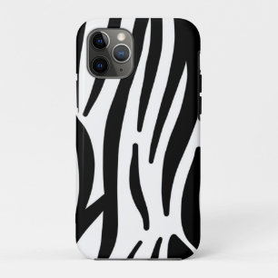 stijlvol, zwart-witzebrapad iPhone 11 pro hoesje
