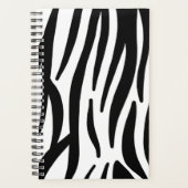 stijlvol, zwart-witzebrapad planner (Voorkant)