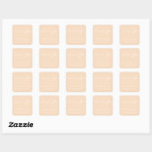 STIJLVOLE ELEGANTE SCRIPT BEDANKT STICKER (Vel)