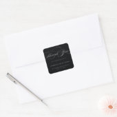 STIJLVOLE ELEGANTE SCRIPT BEDANKT STICKER (Envelop)