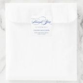 STIJLVOLE ELEGANTE SCRIPT BEDANKT STICKER (Tas)