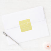 STIJLVOLE ELEGANTE SCRIPT BEDANKT STICKER (Envelop)