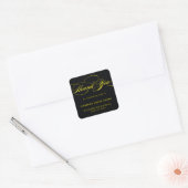 STIJLVOLE ELEGANTE SCRIPT BEDANKT STICKER (Envelop)