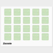 STIJLVOLE ELEGANTE SCRIPT BEDANKT STICKER (Vel)
