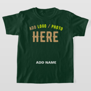 STIJLVOLE MODERNE AANGEPASTE DIEPE BOS VERIFIËERDE T-SHIRT