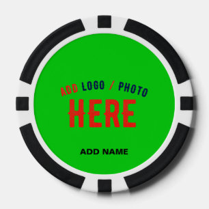 STIJLVOLE MODERNE AANGEPASTE LIMOEN GROENE GECONTR POKER CHIPS