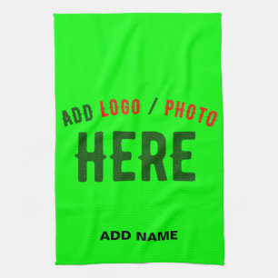 STIJLVOLE MODERNE AANGEPASTE NEON GROENE GEVEREFIE THEEDOEK