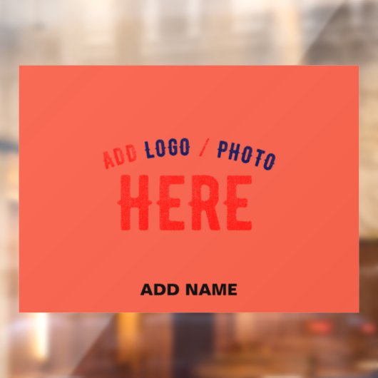 STIJLVOLE MODERNE AANGEPASTE TOMATENRODE GECERTIFI RAAMSTICKER (Vel 2)