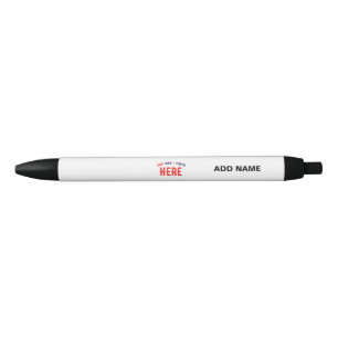 STIJLVOLE MODERNE AANPASBARE WITTE GECERTIFICEERDE BLAUWE INKT PEN