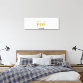 STIJLVOLE MODERNE AANPASBARE WITTE GECERTIFICEERDE CANVAS AFDRUK (Insitu (Slaapkamer))