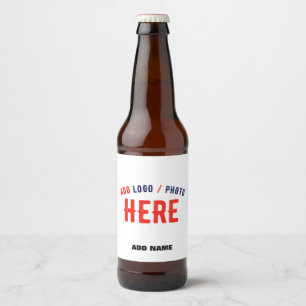 STIJLVOLE MODERNE AANPASBARE WITTE GECONTROLEERDE BIER ETIKET