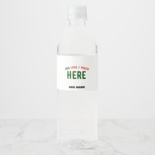 STIJLVOLE MODERNE AANPASBARE WITTE GECONTROLEERDE WATERFLES ETIKET