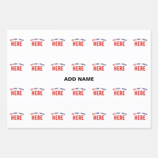 STIJLVOLE MODERNE AANPASTBARE WITTE GECERTIFICEERD INPAKPAPIER VEL (Voorkant)