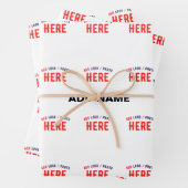 STIJLVOLE MODERNE AANPASTBARE WITTE GECERTIFICEERD INPAKPAPIER VEL (In situ)