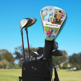 Stijlvolle 3 foto beste papa door par golfheadcover