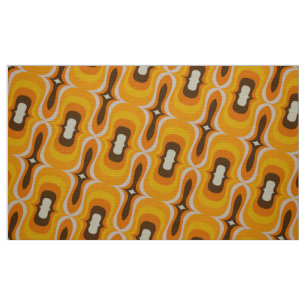 Stijlvolle 50s.60s.70s retro mod patroonstof stof