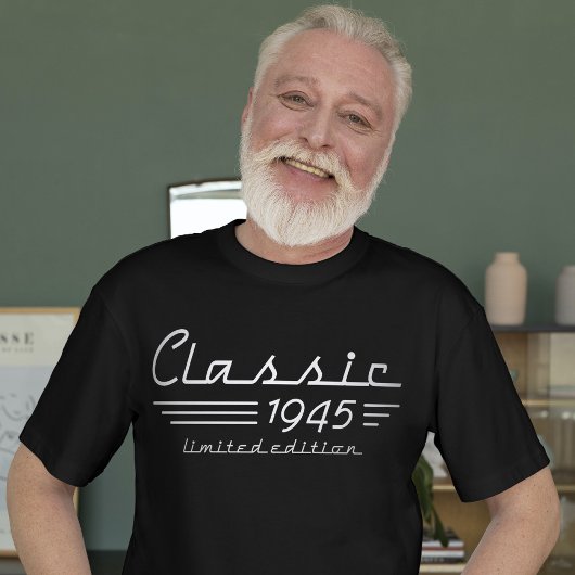 Stijlvolle 80e verjaardag Auto-eigenaar, Classic 1 T-shirt