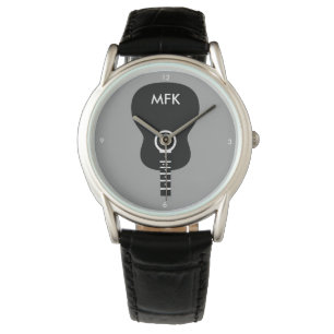 Stijlvolle aangepaste akoestische gitaar horloge