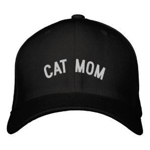 Stijlvolle aangepaste CAT MOM-tekst Geborduurde Pet