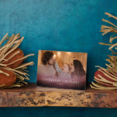 Stijlvolle aangepaste foto Bourgogne Fotoplaat (Zijkant)