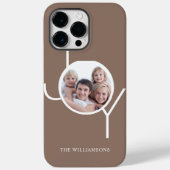 Stijlvolle, aangepaste foto bruin Case-Mate iPhone case (Achterkant)