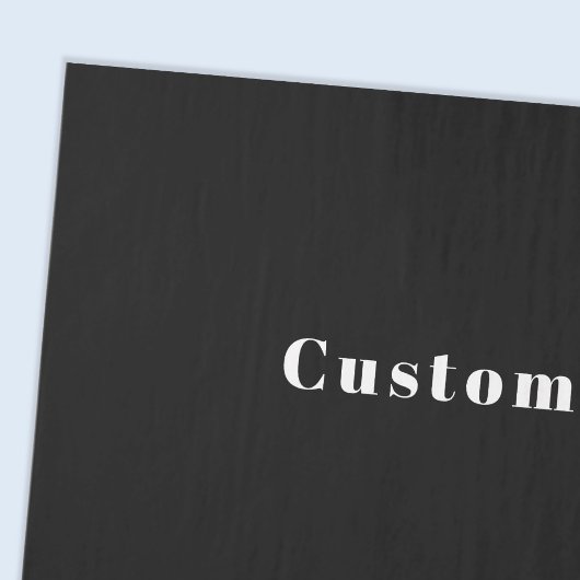Stijlvolle aangepaste naam of andere tekst | Zwart Tissuepapier