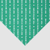 Stijlvolle Aangepaste Naam Vrolijk Kerstster Midde Tissuepapier (Detail)