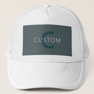 Stijlvolle Aanpasbare Monogram Sjabloon Trucker Pet