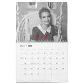 Stijlvolle, aanpasbare retro fotokalender. kalender (Mar 2026)