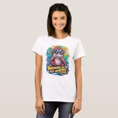 Stijlvolle Aap: Bavianen zijn aap-absoluut cool T-shirt (Voorkant volledig)