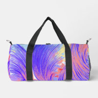 Stijlvolle Abstract Veren Blauw Roze