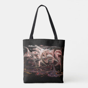 Stijlvolle Abstracte graffiti-Canvas tas