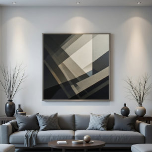 Stijlvolle Abstracte Moderne Decoratie Poster
