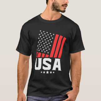 Stijlvolle Amerikaanse vlag VS Patriottisme Pracht T-shirt