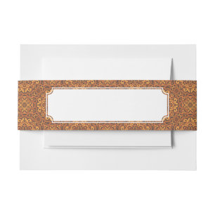 Stijlvolle Arabische versiering Uitnodigingen Wikkel