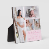 Stijlvolle Baby fotoserie Keepomwille Light Pink Fotoplaat (Voorkant)