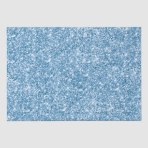 Stijlvolle babyblauwe glinster glitter glamour pat tissuepapier