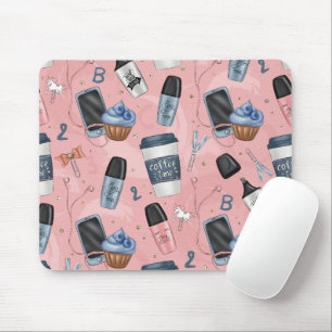 Stijlvolle Back-to-School Mousepad voor meisjes Muismat