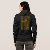 Stijlvolle Bitcoin - BTC crypto Hoodie (Achterkant volledig)