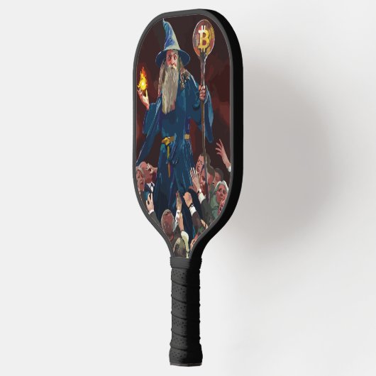 Stijlvolle Bitcoin - BTC crypto Pickleball Paddle (Links)