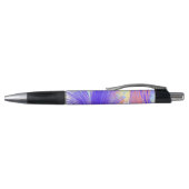 Stijlvolle blauw Abstract veren Pen (Bovenkant)