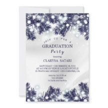 Stijlvolle blauwe bloemenlicht congratulatie feest