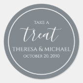 Stijlvolle, blauwe puinhoop: maak een Trein kallig Ronde Sticker (Voorkant)