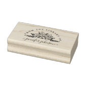 Stijlvolle bloem uit de bibliotheek Custom Book Rubberstempel (Stempel)