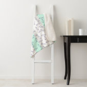 Stijlvolle Blue Fish Pattern Zee Theme Throw Deken (In situ)