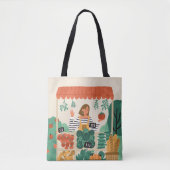 Stijlvolle Boeren Markt Milieuvriendelijke Kruiden Draagtas (Voorkant)