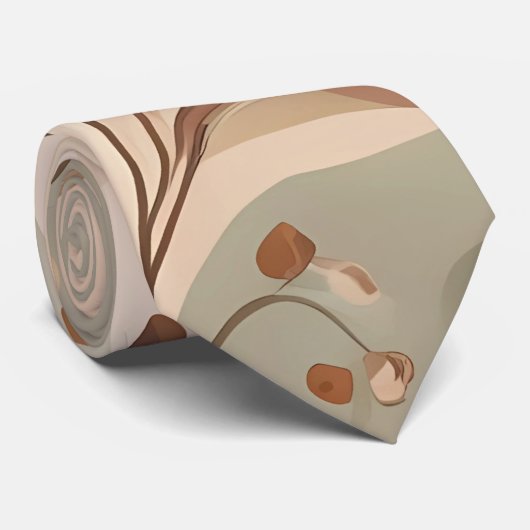 Stijlvolle Boho Chic Stropdas (Opgerold)