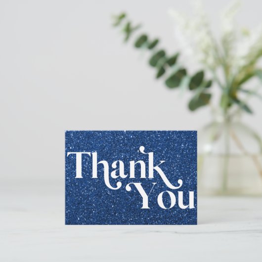 STIJLVOLLE BOLD GLITTER Bedankt voor uw aankoop Informatiekaartje (Staand voorkant)