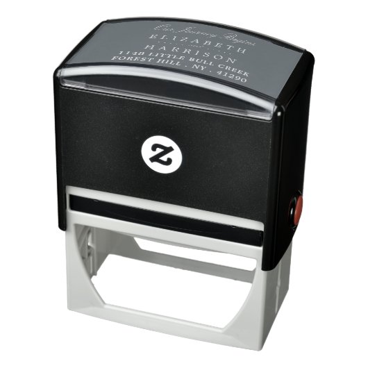 Stijlvolle bruid & bruidegom  zelfinktende stempel (Product)